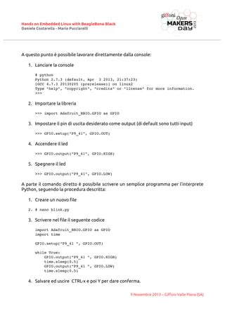 Primi Passi Con La Scheda Beaglebone Black Pdf