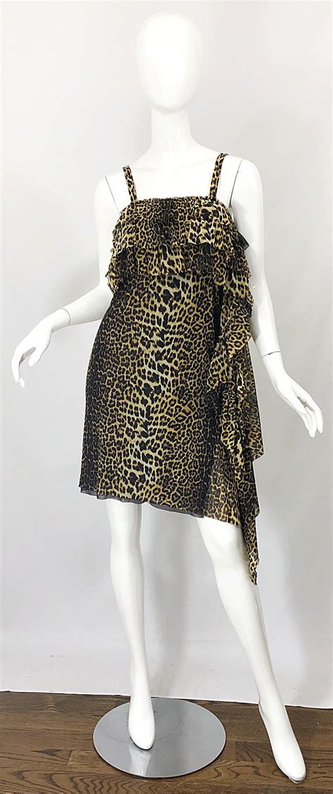 Vintage Jean Paul Gaultier 1990s Leopard Cheetah Animal Print 90s Sash