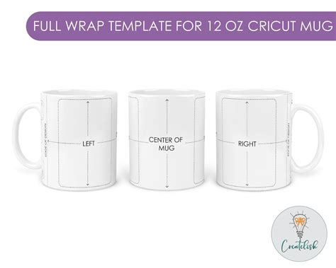 Cricut Mug Design Template