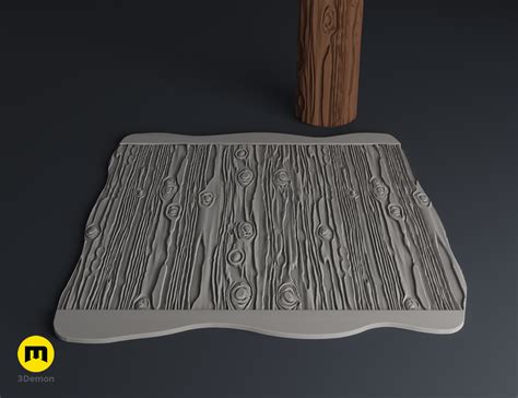 3d File Dnd Texture Rollers Wood And Tree Bark 🪵・3d Print Object To