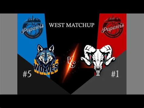 Papawis League Season W Ramsquad Vs Wolves Youtube