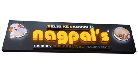 Restaurant LED Sign Board at Rs 700/sq ft in New Delhi | ID: 2853173354673