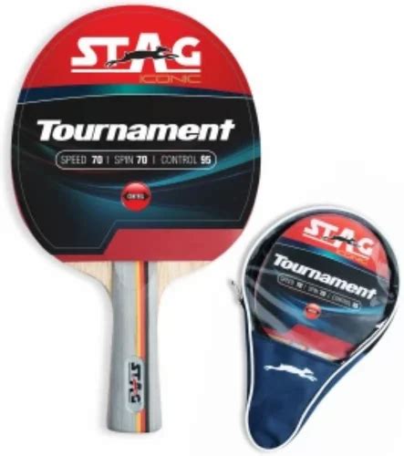 tournament stag tt racket  rs piece table tennis racket