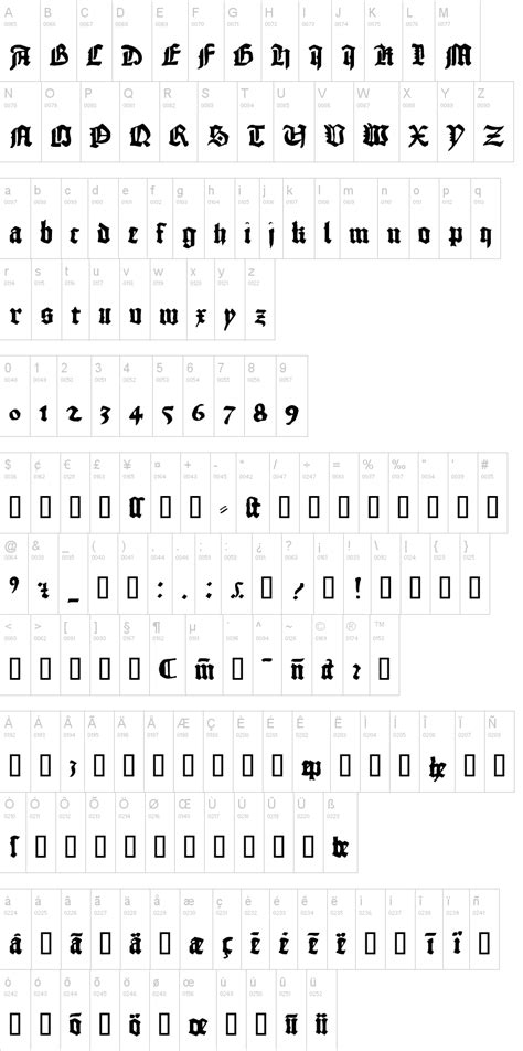 1456 Gutenberg Font