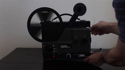 Super 8 Movie Projector Canon T2000 in Action