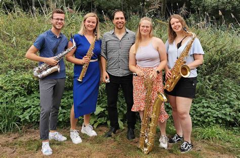 Saxofoonkwartet Mica Bij Podium Doesburg Klassiek Doesburgdirect Nl