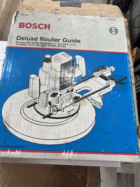 Bosch Deluxe Router Edge Guide RA1051 EBay