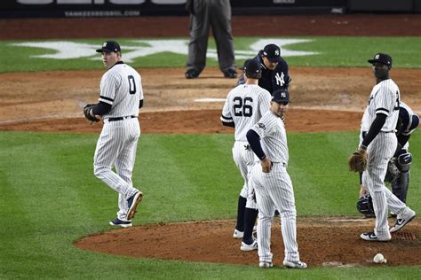 The Yankees Have Not Had Much Go Right For Them In The Alcs Yahoo Sports