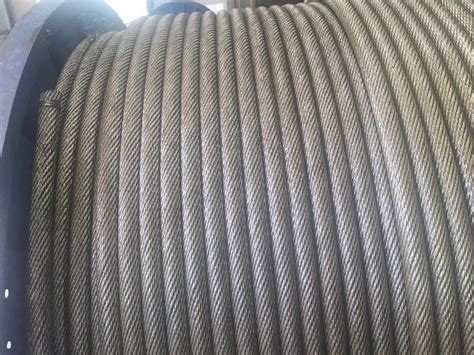 Ungalvanized Non Rotating Steel Wire Rope 35wx7 Diameter 30mm China