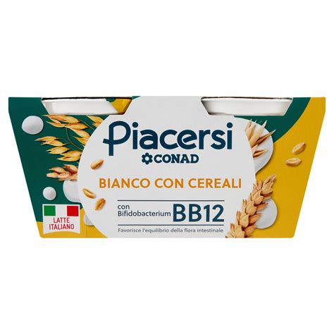 Bianco Con Cereali 2x125 G Conad In Vendita Online Conad