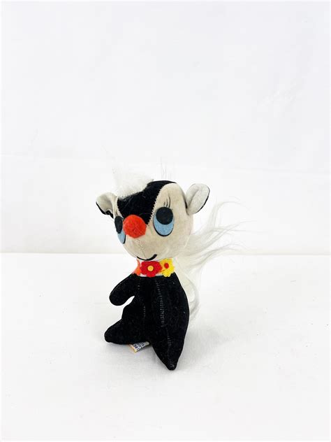 Vintage 1960s 60s Skunk Stuffed Toy Plush Collectible Dream Pets