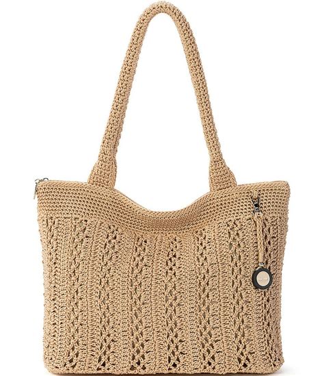 The Sak Gen Crafted Classic Crochet Carryall Tote Bag Dillard S