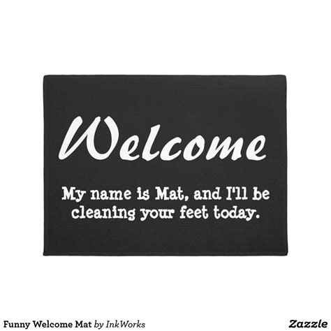 Funny Welcome Mat | Zazzle | Funny welcome mat, Welcome mats ...