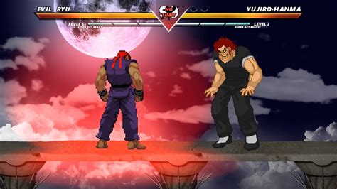 Evil Ryu Vs Yujiro Hanma The Most Epic Fight Ever Made Youtube