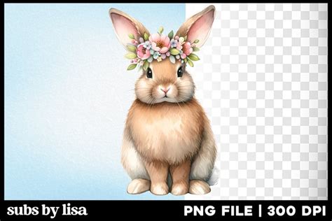 Easter Bunny Watercolor Png