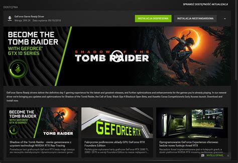 Sterowniki NVIDIA GeForce 399 24 Gotowe Do Pobrania Lista Zmian