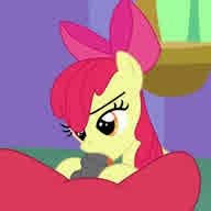 Post Animated Apple Bloom Big Macintosh Cloppy Hooves Cutie