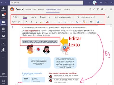 C Mo Utilizar Onenote En Teams Como Pizarr N Interactivo Dti