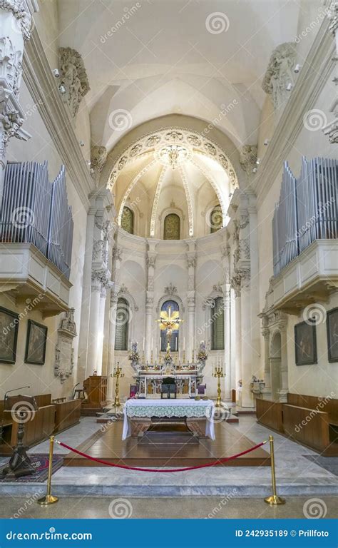 Basilica di Santa Croce stock image. Image of interior - 242935189