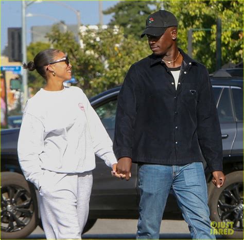 Radiant Lori Harvey Holds Hands With Damson Idris During A Shopping