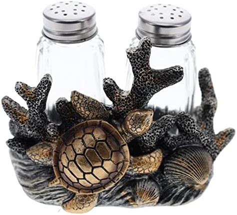 Amazon Nautical Sea Turtle Salt And Pepper Shakers Coastal