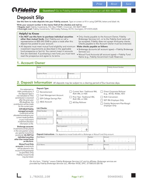 Fill Free Fillable Fidelity Investments Pdf Forms