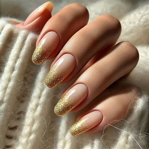 Classy Nude And Gold Nail Design Ideas To Elevate Your Look Style Zuri