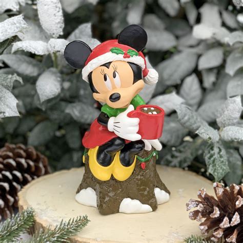 Buy Minnie With Hot Cocoa 7 Statue Christmas Flagology