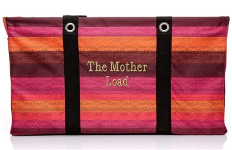 Deluxe Utility Tote In Ombre Stripe With Text Personalization In Sunset