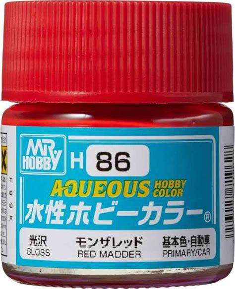 楽天市場GSIクレオス 新水性ホビーカラー モンザレッド 10ml 模型用塗料 H86利休プリン