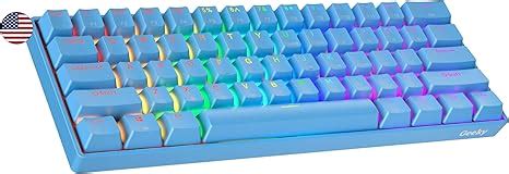 Amazon Geeky Gk Hot Swappable Mechanical Gaming Keyboard Keys Multi Color Rgb