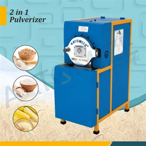 Aatomize Motor Power 3 HP AZ301 Micro Grinding 2 In 1 Pulverizer Flour