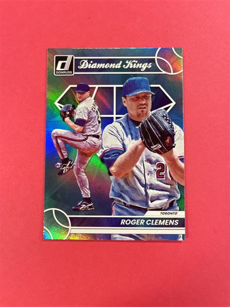 Panini Donruss Diamond Kings Holo Blue Roger Clemens For