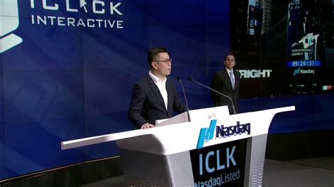 Iclick Interactive Nasdaq Bell Ringing Ceremony Youtube