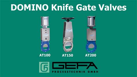 Atex Certification Zone Domino Knife Gate Valves Gefa