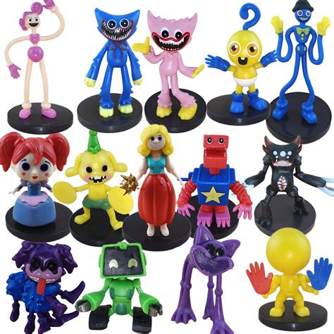 Pcs Poppy Playtime Pvc Figures Kit Game Huggy Wuggy Jogo Monstro