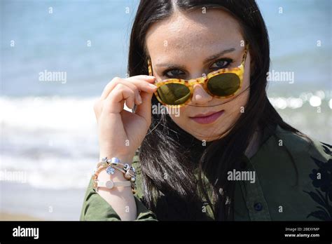 Beach Bikini Poses High Resolution Stock Photography And Images Alamy