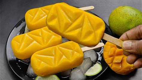 Mango Popsicle Recipe Mango Ice Cream Recipe Mango Lolly Ice Cream