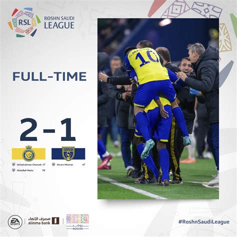 Roshn Saudi League On Twitter Al Nassr Return To The Top Of The