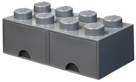 Lego Rangements Pas Cher Brique Gris Fonc De Rangement