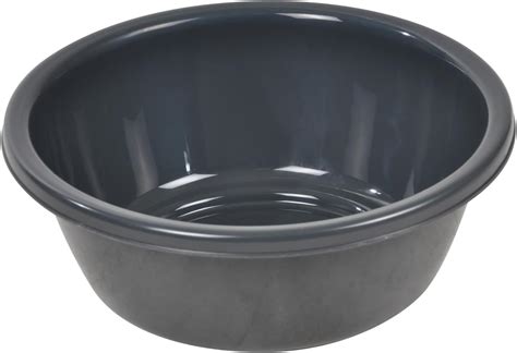 Hom A Bassine Ronde Plastique L D X H Cm Anthracite Amazon Fr