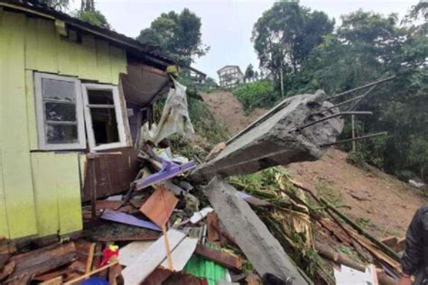 Landslides Claim Two Lives Amidst Incessant Rain In Sikkim Darjeeling