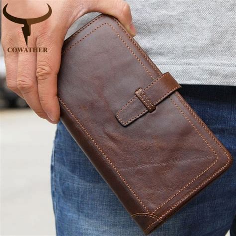 Cowather Genuine High Quality Leather Mens Wallet Mens Leather Wallets