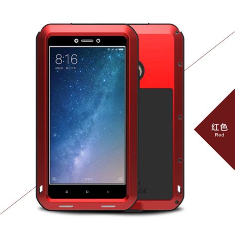 Алюминий металлический корпус СПС Xiaomi Mi Max 2 Чехол Панцири полный ...