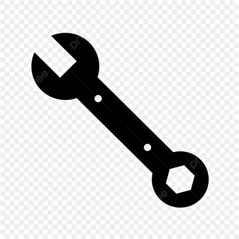 Wrenches Silhouette Transparent Background Vector Wrench Icon Wrench