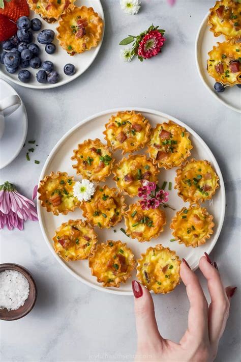 Easy Ham Cheese Mini Quiches Perfect For Easter Sunday Brunch