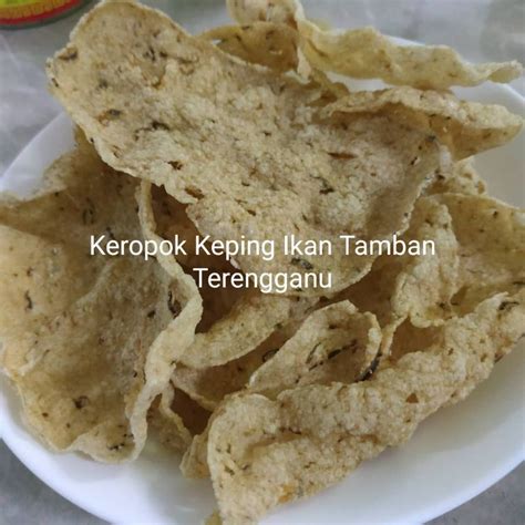 400 Gram Keropok Keping Ikan Tamban Asli Terengganu 400gram