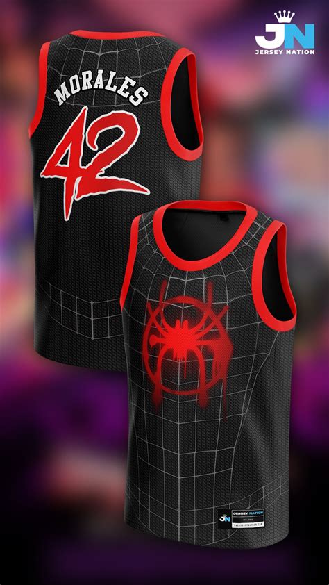 Spider-Man Miles Morales Concept Jersey | Miles morales, Spiderman, Jersey