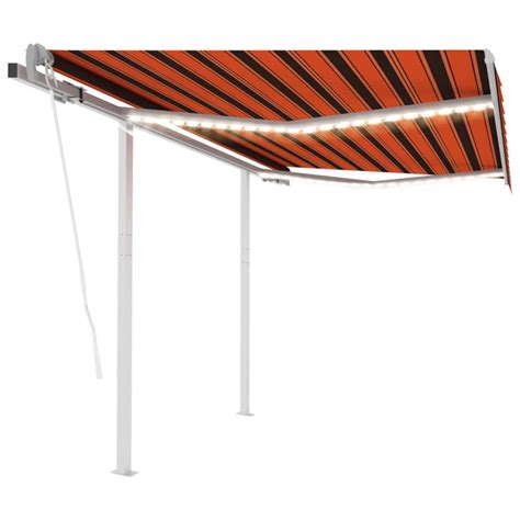 Maison Exclusive Tenda Da Sole Con Led Sensore Vento X M