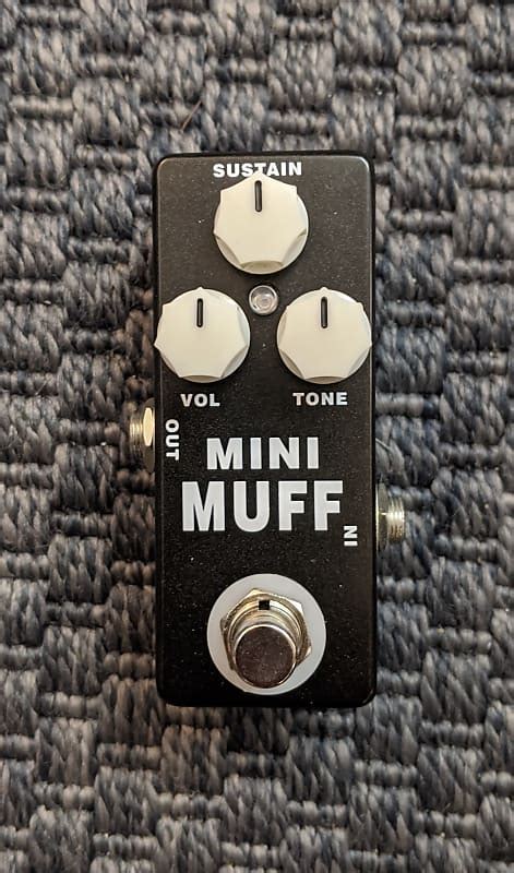 Mosky Mini Muff Fuzz Pedal Black Reverb